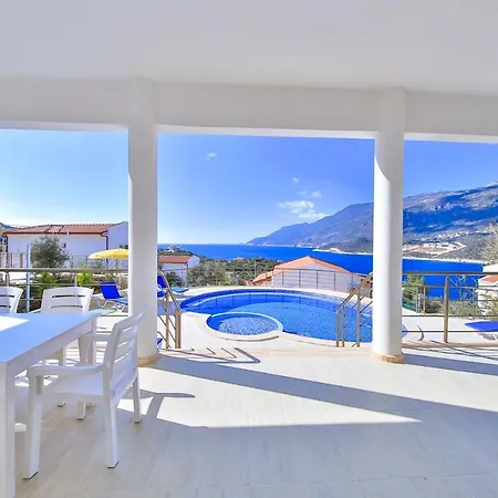 Blue Sea View Peninsula Villa Kas