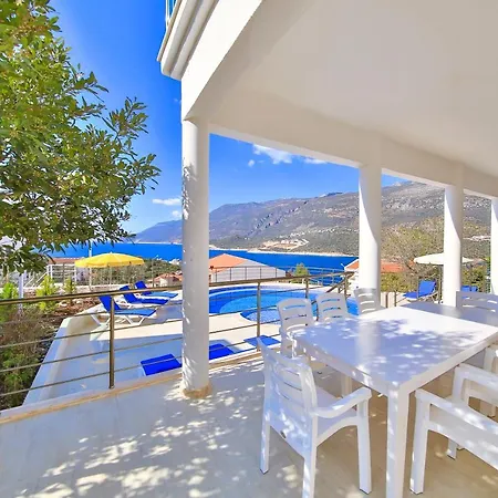 Blue Sea View Peninsula Villa Kas