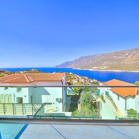 Blue Sea View Peninsula Villa Kas