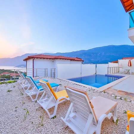 Blue Sea View Peninsula Villa Kas
