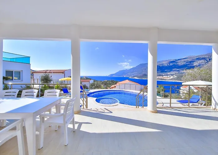 Blue Sea View Peninsula Villa Kaş