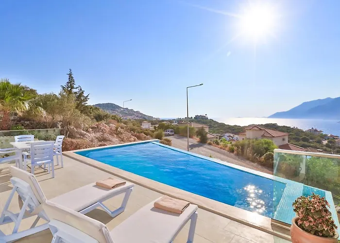 Blue Sea View Peninsula Villa Kaş