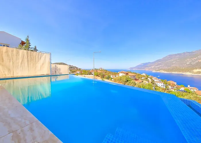 Blue Sea View Peninsula Villa Kaş