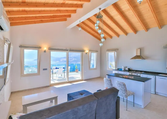 Blue Sea View Peninsula Villa Kaş