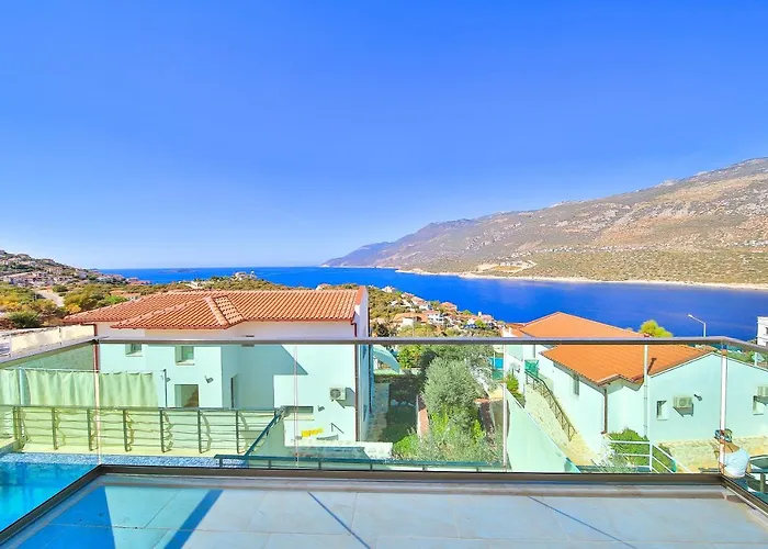 Blue Sea View Peninsula Villa Kaş